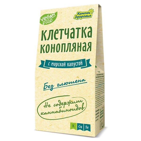 Изображение товара Клетчатка Конопляная с морской капустой 150г Клетчатка Конопляная с морской капустой 150г фотография
