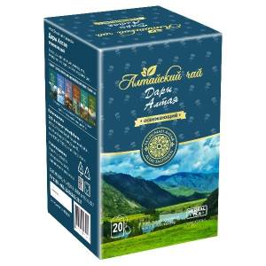 Чай травяной алтайский Дар Алтая (освежающий) Алтайская чайная фабрика 20 пакетиков